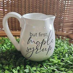 Adorable Maple Syrup Pitcher